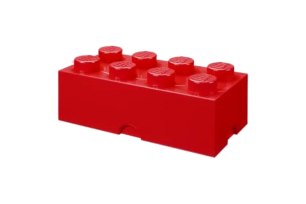 LEGO Room Copenhagen 5706773400409 Leksakslåda, Plast, Röd, 25 x 50 x 18 cm