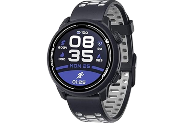 Coros COROS Pace 2 Premium zegarek sportowy GPS, pulsometr, 30-godzinna bateria GPS, barometr, przyłącza ANT + i BLE, Strava, Stryd & TrainingPeaks (granatowy silikon)