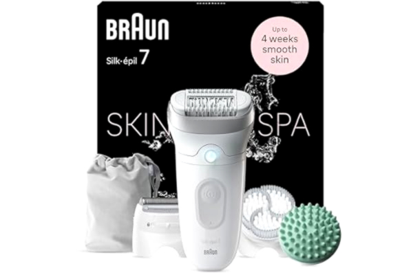 Braun  Silk-épil 7 SkinSpa SE7-081 Epilator (hvid/sølv)