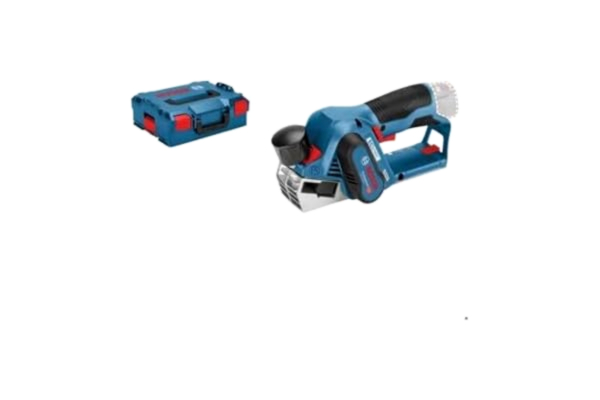 Bosch  Professional 12V System sladdlös elhyvel GHO 12V-20 (hyvelbredd max. 56 mm, med 2x hyvelknivar 56 x 5,5 x 1,1 mm, utan batterier och laddare, i L-BOXX)