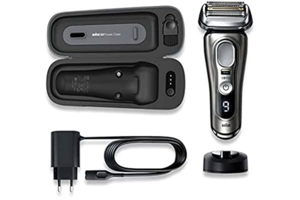 Braun  Series 9 Pro Rasoir Électrique Barbe Homme, Tête 4+1 avec Tondeuse ProLift, Étui de Recharge PowerCase, Autonomie de 60 min, Wet & Dry, 9425s