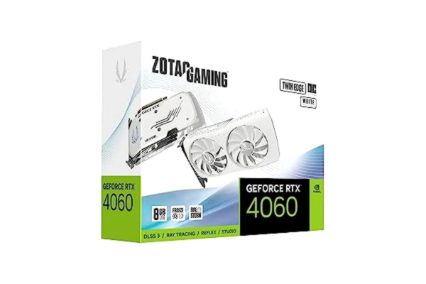 Zotac ZOTAC GeForce RTX 4060 Twin Edge OC White - 8GB GDDR6 RAM - Näytönohjaimet