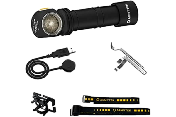 Armytek ArmyTek Wizard C2 Pro magnet varm LED-handlampa med magnetisk hållare batteridriven 2500 lm 4800 h 65 g