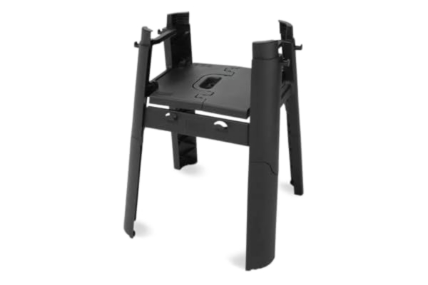 Weber -stativ med sidobord/för lumin kompakt elektrisk grill, hopfällbar design, inbyggda verktygskrokar, enkel montering, 68 x 55 x 55,5 cm