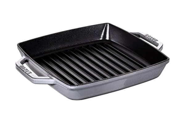 Staub STAUB Square Grill Pan, 23 cm, Graphite Grey
