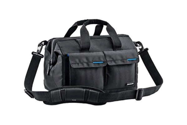 Cullmann CULLMANN – 98370 – AMSTERDAM Maxima 335 kameraväska för medium till stor DSLR-utrustning med stor ficköppning, svart – innermått 300 x 150 x 190 mm – 990 g lätt