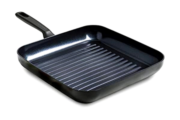 GreenPan  Memphis Poêle à Griller Antiadhésive 28cm sans PFAS, Noir