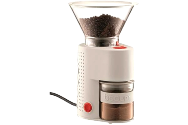Bodum  10903-913EURO-3 BISTRO kaffekvarn, rostfritt stål, vit