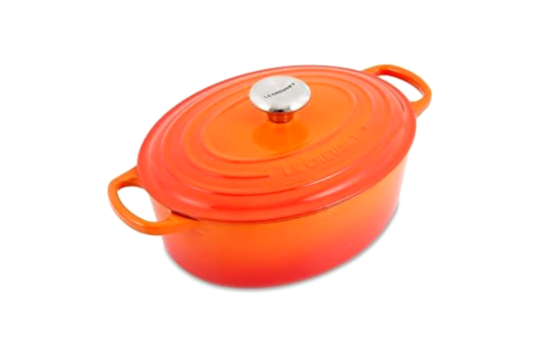 Le Creuset  Gjutjärnsgryta Oval 27cm 4,1L (Metallknopp)
