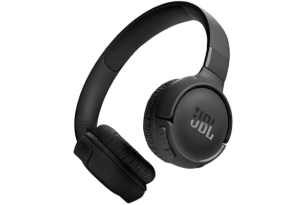 JBL  Tune 520 BT trådlösa - On-ear hörlurar med Bluetooth 5.3-teknik, JBL Pure Bass-ljud, 57 timmars batteritid och handsfree-hantering, svart