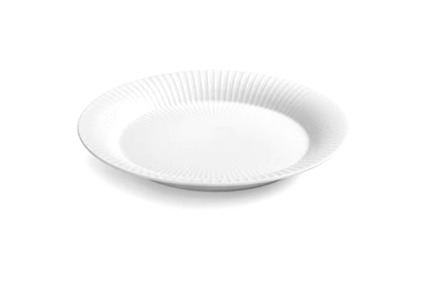Kähler  tallrik Ø19 cm Hammershøi legendarisk design tidlöst elegant, vit