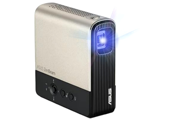 Asus ASUS ZenBeam E2 Mini-LED-projektor (projektorer, bilporträttläge, 300 LED-lumen, WVGA, trådlös projektion, USB typ A. HDMI, 4 timmars batteritid)