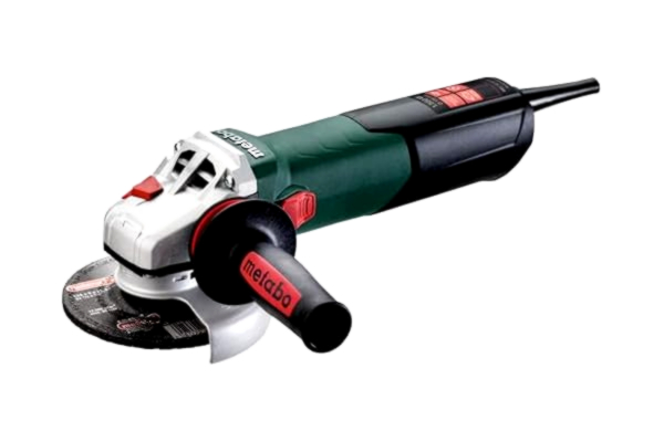 Metabo  600468000 vinkelslip WEV 15-125 Quick Disibel Ø: 125 mm, 1550 W, materialrättvis varvtalsanpassning, verktyg-snabbväxlingsfunktion