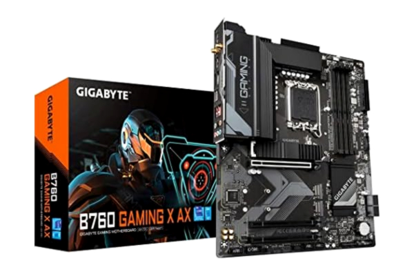 Gigabyte GIGABYTE B760 GAMING X AX Emolevy - Intel B760 - Intel LGA1700 socket - DDR5 RAM - ATX
