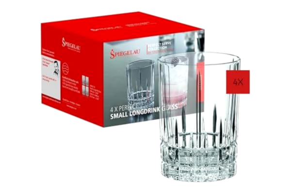 Spiegelau  & Nachtmann, sats med 4 delar Londrinkglas liten, kristallglas, 240 ml, Perfect Serve, 4500172