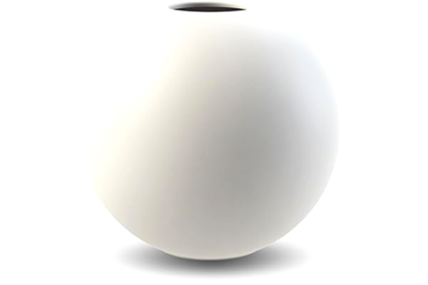 Cooee Design  Bollvas 20 cm vit