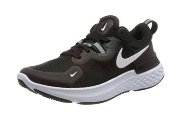 Nike  Damskie buty do biegania React Miler, Black White Dark Grey Anthracite Volt - 36.5 EU