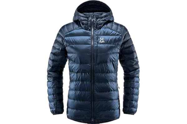 Haglöfs  Dames Roc Down Hoodie Jas, tarn blue, L