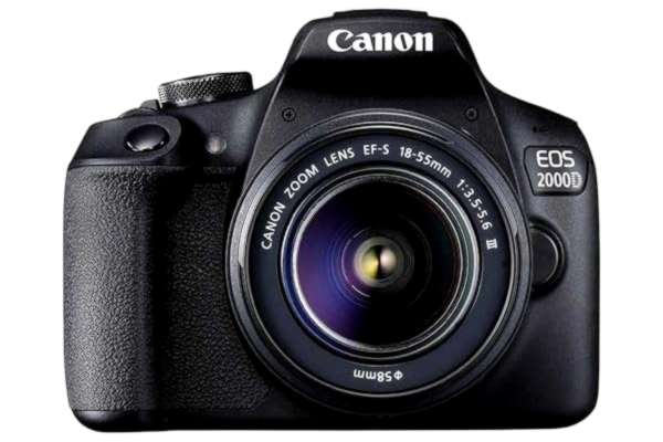Canon  EOS 2000D BK 18-55 is SB130 16 GB EU26 SLR-kameraset, 24,1 MP, CMOS 6000 x 4000 pixlar, svart – digitalkameror (24,1 MP, 6000 x 4000 pixlar, CMOS, Full HD, svart)