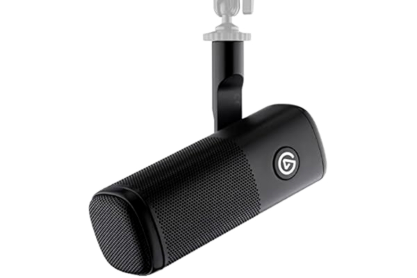 Elgato  Wave DX - Dynamisk XLR-mikrofon, kardioidmönster, brusreducering, tal optimerat för poddsändning, strömma, sända, ingen signalförstärkare krävs, fungera med alla ljudgränssnitt, till Mac, PC