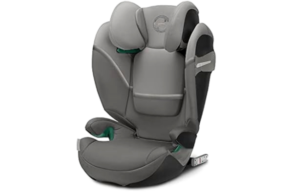 Cybex CYBEX Gold Kindersitz Solution S2 i-Fix, Für Autos mit und ohne ISOFIX, 100 - 150 cm, Ab ca. 3 bis 12 Jahre (15 - 50 kg), Soho Grey