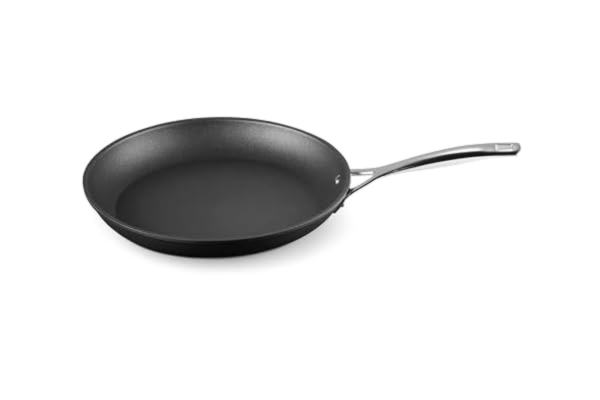 Le Creuset  Non-stick panna i aluminium, platt, Ø 30 cm, lämplig för alla typer av spisar inklusive induktion, antracit/silver