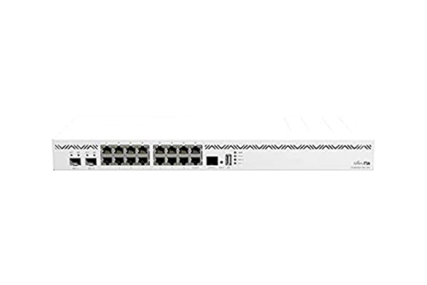 MikroTik  CCR2004-16G-2S+ Cloud Core Router 16x Gigabit Ethernet ports 2x10G SFP+ cages - Router