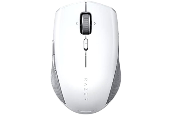 Razer  Pro Click Mini - Portable Wireless Mouse for Productivity (Tactile Mouse Clicks, HyperScroll, Multi-Task, 7 Programmable Buttons, HyperSpeed Multi-Device Dongle) White