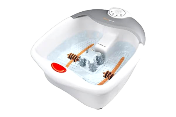 Medisana medisana FS 885 Fotbad med fotreflexzonmassage - elektriskt fotbad, värmefunktion, vibrationsmassage, timerfunktion, fotbad med massage, för stora fötter och behaglig fotmassage