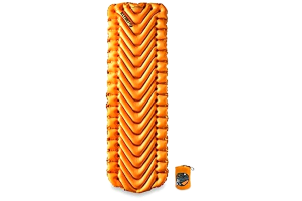 Klymit  Unisex's, 06I2OR02CEU, Orange, Insulated Static V Lite Sleeping Pad, One Size