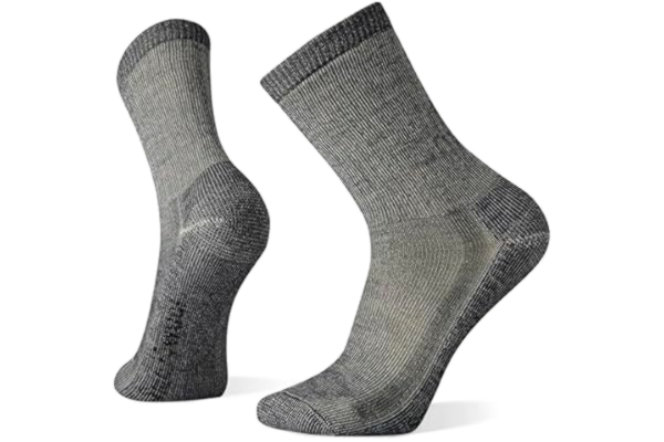 Smartwool  Unisex Hike Classic Edition Full Cushion Crew Strumpor, Medium Gray, L