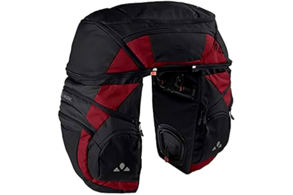 Vaude  Karakorum Pro Rear Panniers Black/Carmine One Size