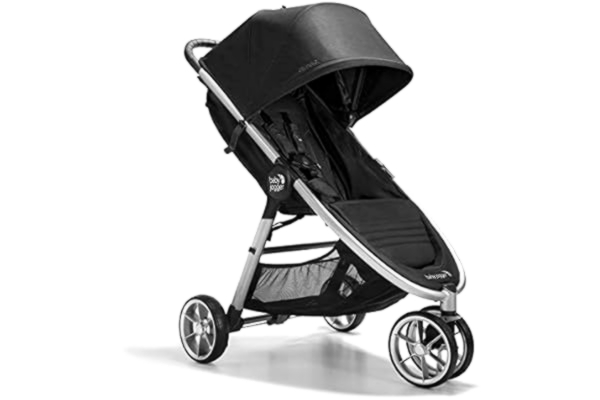 Baby Jogger BABY JOGGER City Mini 2 Poussette 3 roues, Modèle simple, Poussette pliable légère, Opulent Black (noir)