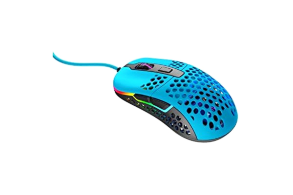 Xtrfy  M42 RGB - Miami Blue - Gaming mus - Optisk - 6 - Blå med RGB