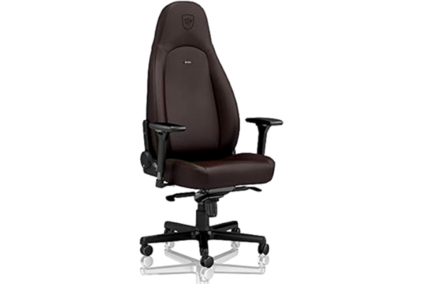 Noblechairs noblechairs ICON Gaming Chair - PU Hybrid Leather - Java Edition - Up to 150kg Users - Lumbar Support - Ergonomic - Pillows included - Home Office Chair - Computer Desk Chair