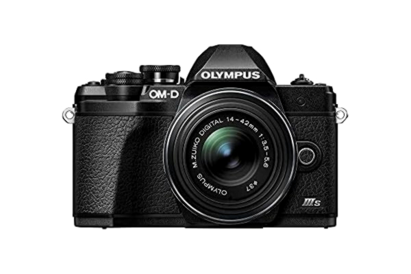 Olympus  OM-D E-M10 Mark III S System Camera Kit, 16 MP Sensor, 5-axis in body image stabilisation, tilt HD LCD, 4K, Wi-Fi, electronic viewfinder, black incl. M.Zuiko Digital ED 14-42mm EZ black