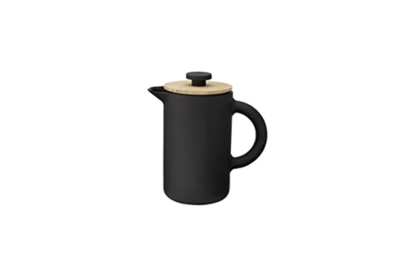 Stelton  x-636 – Kaffebryggare, pressfilterkanna – Theo – 0,8 liter – keramik – svart