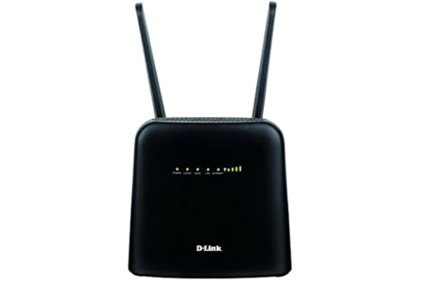 D-Link  DWR-960 4G LTE Cat7-Router, Wi-Fi AC1200, Mobil Router, 4G/3G, Multi WAN, Gigabit-Portar, Upplåst SIM, Säkert Internet, Dubbel Brandvägg
