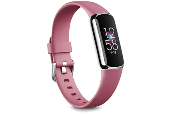 Fitbit  Luxe Health & Fitness Tracker with 6-Month Fitbit Premium Membership Included, Stress Management Tools and up to 5 Days Battery, Platinum / Orchid