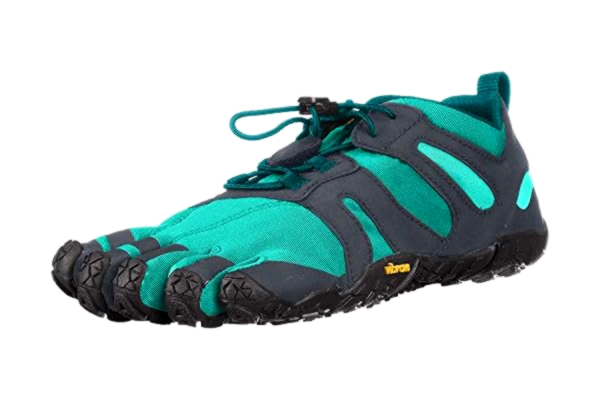 Vibram FiveFingers Vibram V-Trail 2.0, Basket Femme, Bleu/Vert, 38 EU