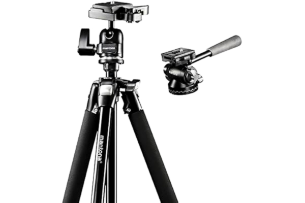 Mantona mantona Scout Stativ Max incl. Videoneiger Pan 360