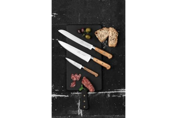 Rousselon Lion Sabatier Ideal Provence Kockkniv 20 cm Stål/Olivträ