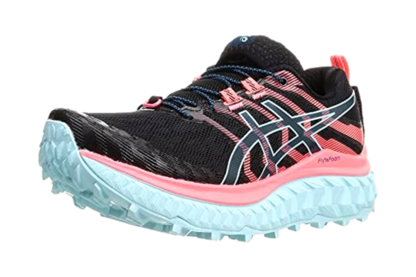 Asics  Fujitrabuco Max 01 Trailrunningschoenen voor Vrouwen Zwart Roze 37 EU