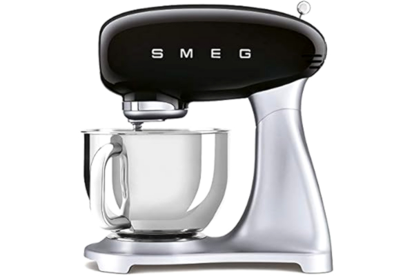 SMEG Smeg SMF02BLEU mixer Stand mixer Black,Silver 800 W SMF02BLEU, Stand mixer, Black,Silver, Beat,Knead,Mixing, 1 m, 4.8 L, Lever