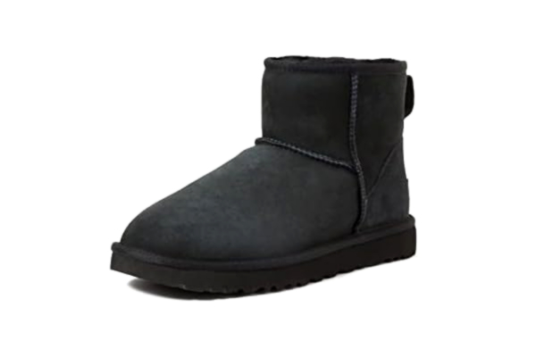 UGG Australia UGG Femme Classic Mini Bottes Sans fermeture, Noir, 36 EU