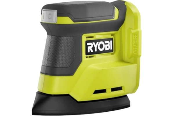 Ryobi RYOBI - Triangulär slipmaskin - för ytslipning, vinkelslipning och borttagning av färg - 1,8 mm svängdiameter - 18V ONE+ batteri - med 6 slipskivor - RPS18-0