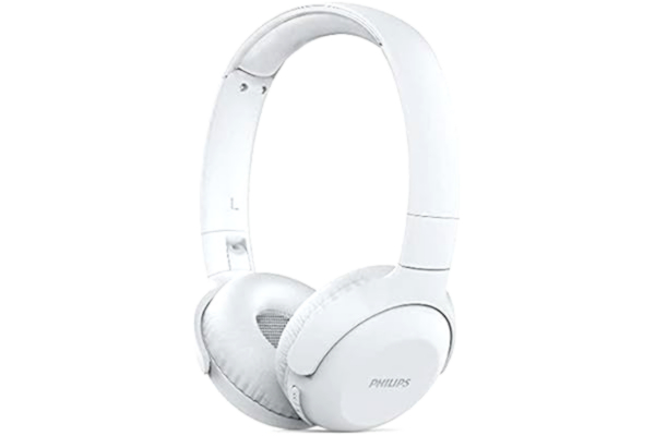 Philips  On Ear hörlurar UH202BK/00 Bluetooth On Ears (trådlösa, 15 timmars batteri, mjuka öronkuddar, mikrofon, hopfällbar En storlek Vitt
