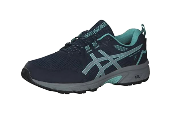 Asics ASICS Gel-Venture 8 SS22 Trail hardloopschoenen voor dames, Mako Blue Oasis Groen, 37.5 EU