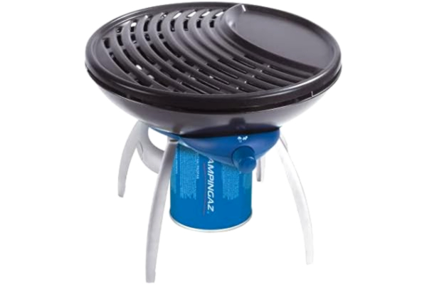 Campingaz  Réchaud à Gaz Party Grill, Réchaud Camping 1.350 W, Barbecue Portable, Petit Barbecue Grille, Plaque Cuisson Gaz, pour Caravane, Camping et Balcon, mixte adulte, Bleu, Standard