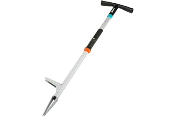 Gardena  ogräshacka för effektiv ogräsrensning, med utkastare, i härdat stål, skikt i härdplast (03518-20)